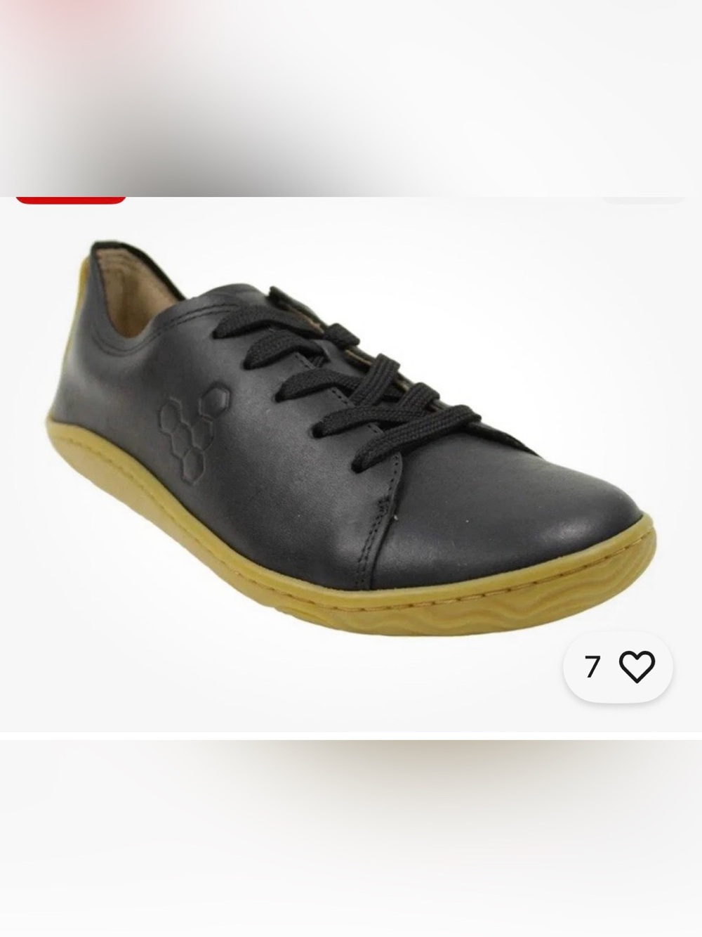 VivoBarefoot Men's Addis Barefoot Sneakers 300123-01 Black Leather EUR 42 US 9